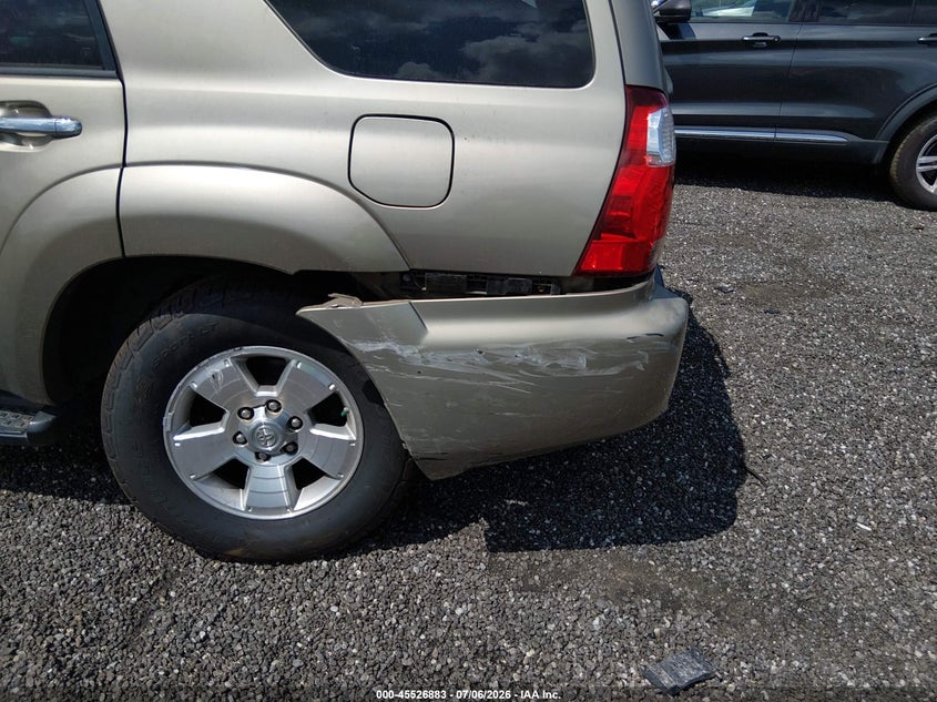 2007 Toyota 4runner VIN JTEZU14R070098396 IAAI salvage auction — REAR END, Salvage (South Carolina), sold $2,650 on 2026-08-02 (photo 6)