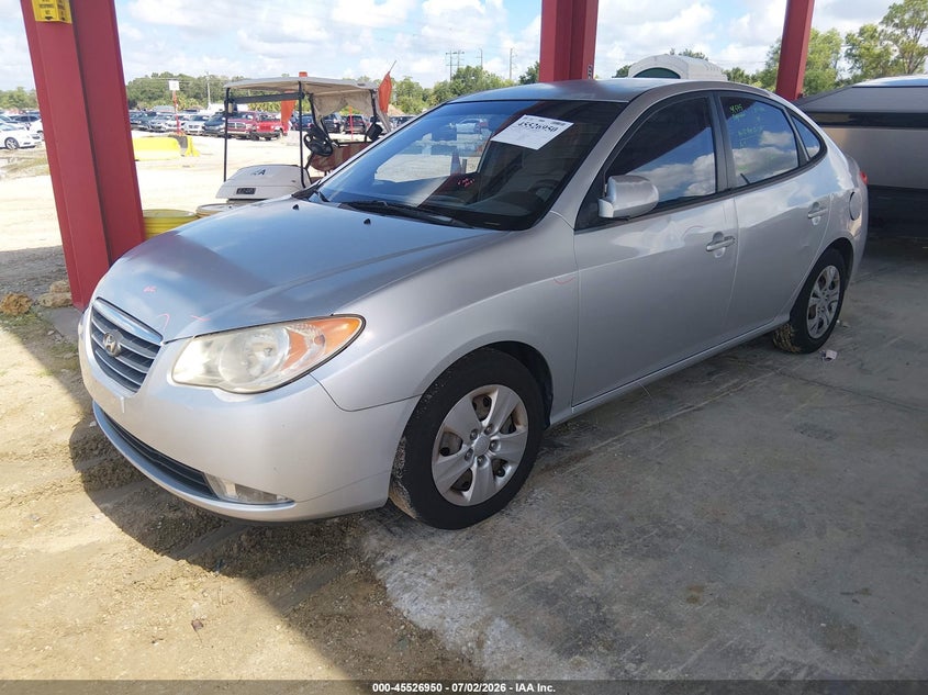2009 Hyundai Elantra VIN KMHDU46D69U746705 IAAI salvage auction — FRONT & REAR, Rebuildable (Florida), sold $25 on 2026-07-21 (photo 2)