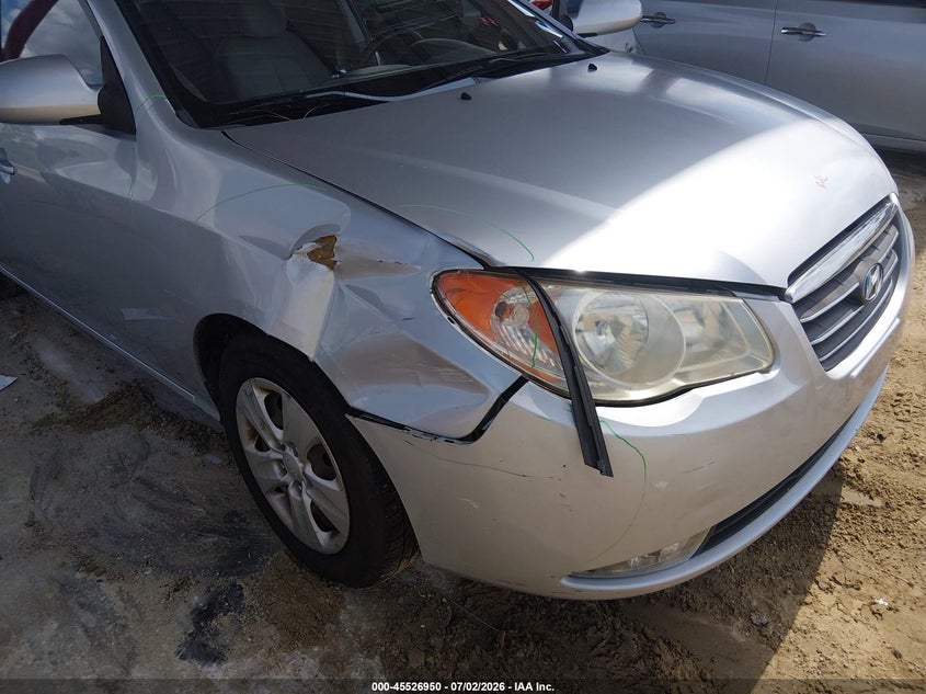 2009 Hyundai Elantra VIN KMHDU46D69U746705 IAAI salvage auction — FRONT & REAR, Rebuildable (Florida), sold $25 on 2026-07-21 (photo 6)