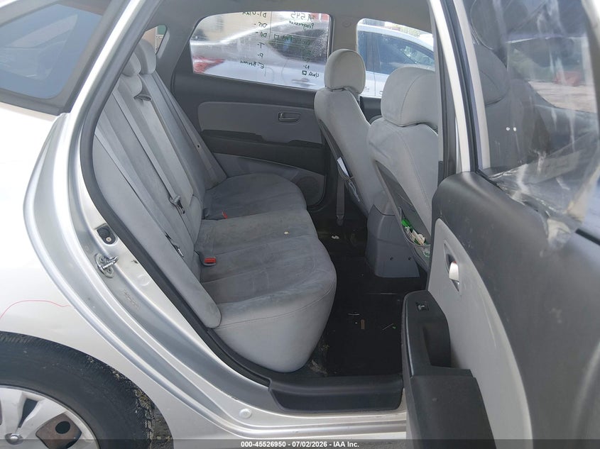 2009 Hyundai Elantra VIN KMHDU46D69U746705 IAAI salvage auction — FRONT & REAR, Rebuildable (Florida), sold $25 on 2026-07-21 (photo 8)