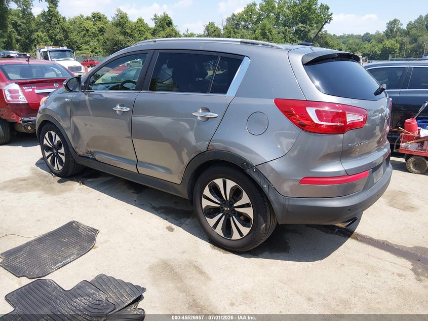 2013 Kia Sportage VIN KNDPCCA66D7470346 IAAI salvage auction — SIDE, Salvage - Greater Than 75% (Maryland), sold $1,150 on 2026-07-30 (photo 3)