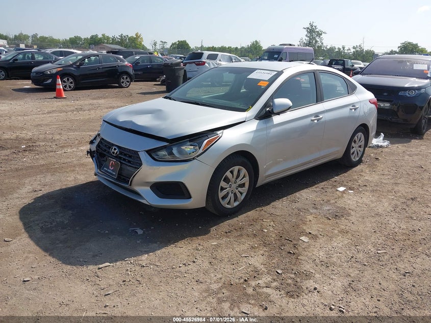 2018 Hyundai Accent VIN 3KPC24A39JE029514 IAAI salvage auction — FRONT END, Salvage Title, sold $825 on 2026-07-18 (photo 2)