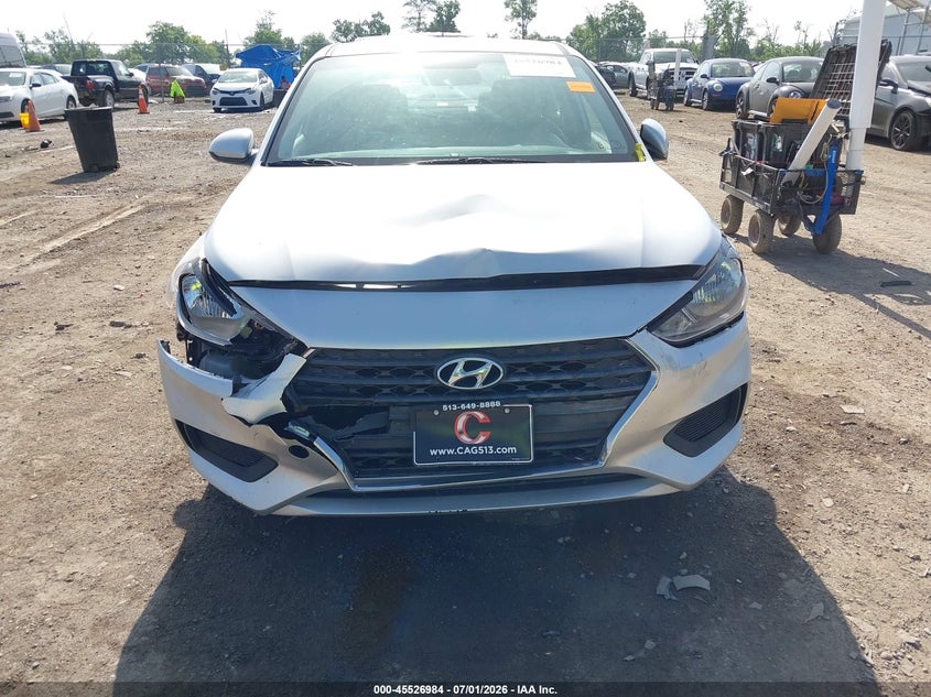 2018 Hyundai Accent VIN 3KPC24A39JE029514 IAAI salvage auction — FRONT END, Salvage Title, sold $825 on 2026-07-18 (photo 6)