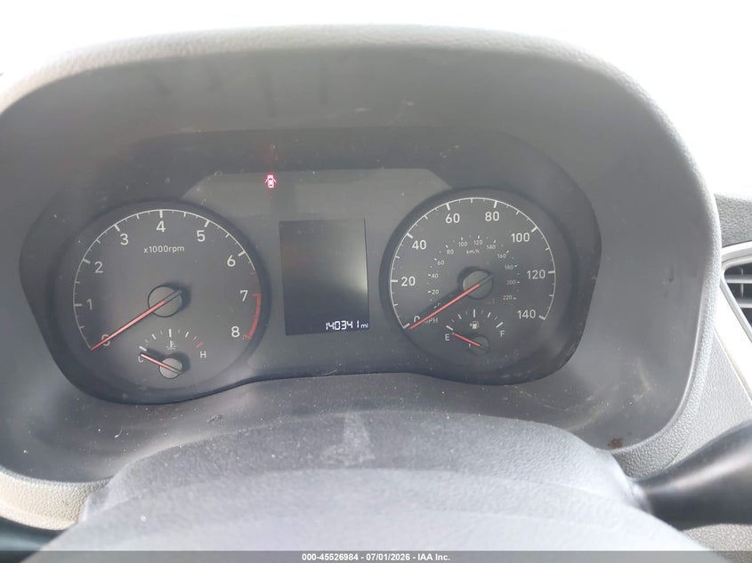 2018 Hyundai Accent VIN 3KPC24A39JE029514 IAAI salvage auction — FRONT END, Salvage Title, sold $825 on 2026-07-18 (photo 7)