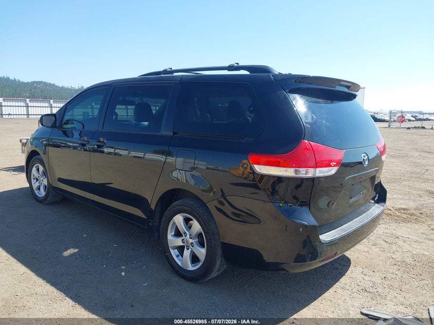 2014 Toyota Sienna VIN 5TDJK3DC4ES077849 IAAI salvage auction — SIDE, Bill Of Sale (Washington), sold $1,700 on 2026-08-01 (photo 3)
