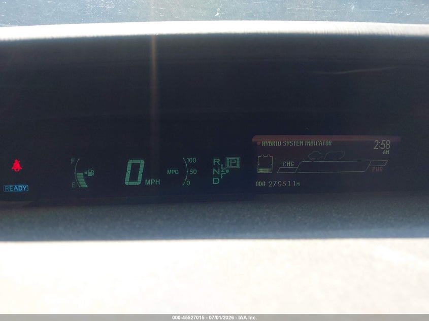 2012 Toyota Prius VIN JTDKN3DU4C5449794 IAAI salvage auction — NORMAL WEAR, Original (Maine), sold $1,100 on 2026-07-27 (photo 7)