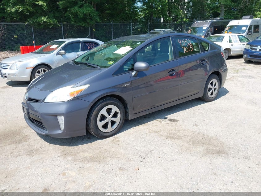 2012 Toyota Prius VIN JTDKN3DU4C5449794 IAAI salvage auction — NORMAL WEAR, Original (Maine), sold $1,100 on 2026-07-27 (photo 2)