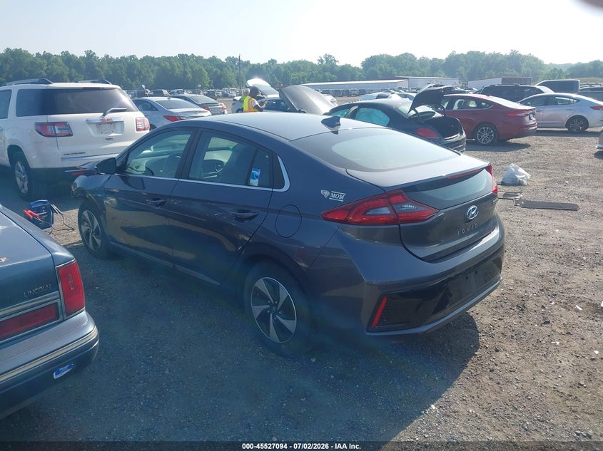 2017 Hyundai Ioniq VIN KMHC75LC1HU047999 IAAI salvage auction — FRONT END, Salvage Title, sold $250 on 2026-07-30 (photo 3)