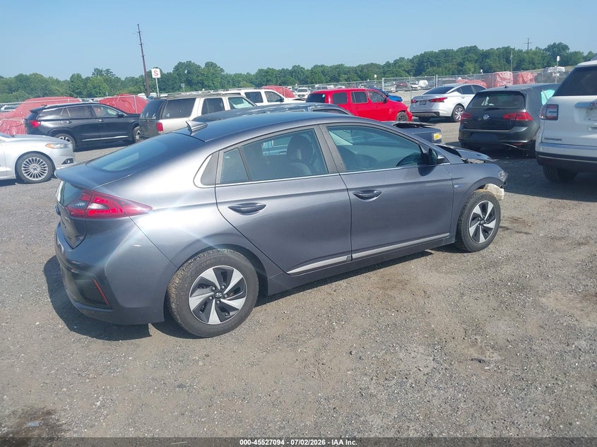 2017 Hyundai Ioniq VIN KMHC75LC1HU047999 IAAI salvage auction — FRONT END, Salvage Title, sold $250 on 2026-07-30 (photo 4)