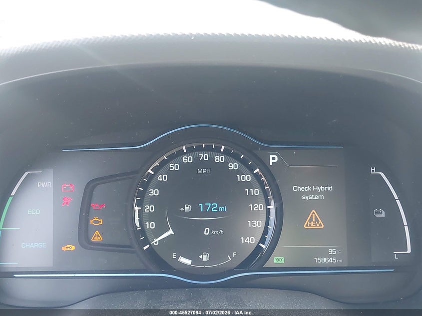 2017 Hyundai Ioniq VIN KMHC75LC1HU047999 IAAI salvage auction — FRONT END, Salvage Title, sold $250 on 2026-07-30 (photo 7)