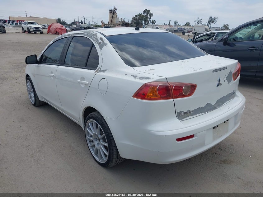 2008 Mitsubishi Lancer VIN JA3AU26U28U032305 IAAI salvage auction — NORMAL WEAR, Clear - Dealer Only (California), sold $250 on 2026-07-08 (photo 3)