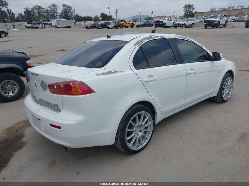 2008 Mitsubishi Lancer VIN JA3AU26U28U032305 IAAI salvage auction — NORMAL WEAR, Clear - Dealer Only (California), sold $250 on 2026-07-08 (photo 4)
