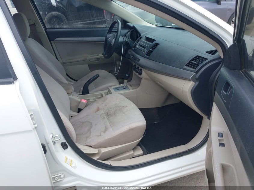 2008 Mitsubishi Lancer VIN JA3AU26U28U032305 IAAI salvage auction — NORMAL WEAR, Clear - Dealer Only (California), sold $250 on 2026-07-08 (photo 5)