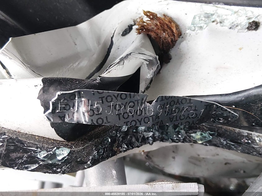2021 Toyota 4runner VIN JTEJU5JR6M5915751 IAAI salvage auction — ROLLOVER, Bill Of Sale (Washington), sold $225 on 2026-07-29 (photo 9)