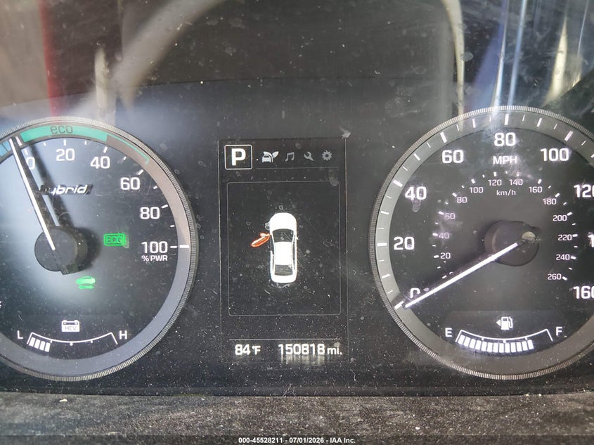 2016 Hyundai Sonata VIN KMHE24L15GA014150 IAAI salvage auction — NORMAL WEAR, Clear-Dealer Only (Arizona), sold $1,450 on 2026-07-28 (photo 7)