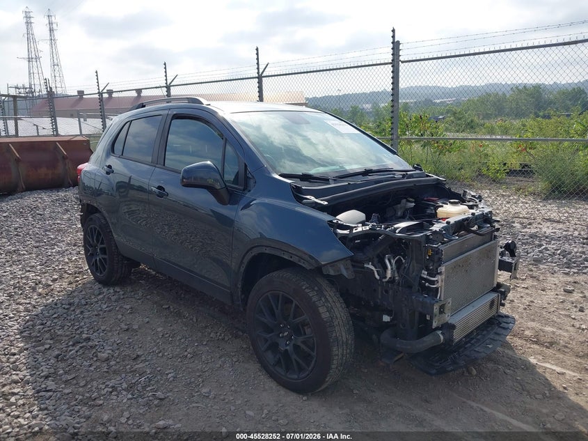 2021 Chevrolet Trax VIN KL7CJPSB6MB352718 IAAI salvage auction — SIDE, Salvage (Pennsylvania), sold $1,050 on 2026-07-28 (photo 1)