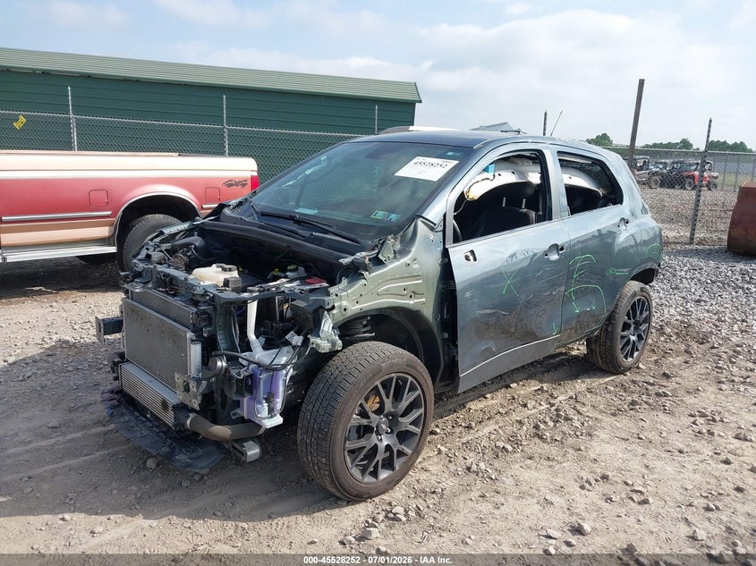 2021 Chevrolet Trax VIN KL7CJPSB6MB352718 IAAI salvage auction — SIDE, Salvage (Pennsylvania), sold $1,050 on 2026-07-28 (photo 2)