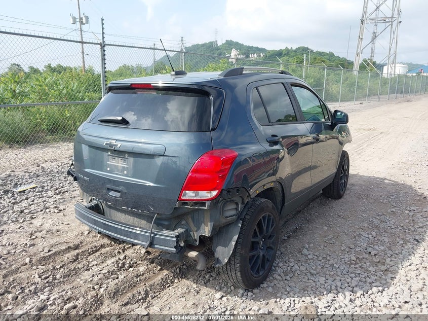 2021 Chevrolet Trax VIN KL7CJPSB6MB352718 IAAI salvage auction — SIDE, Salvage (Pennsylvania), sold $1,050 on 2026-07-28 (photo 4)