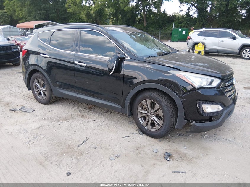 2014 Hyundai Santa fe VIN 5XYZU3LB6EG194559 IAAI salvage auction — FRONT & REAR, Salvage (South Carolina), sold $2,000 on 2026-07-31 (photo 1)