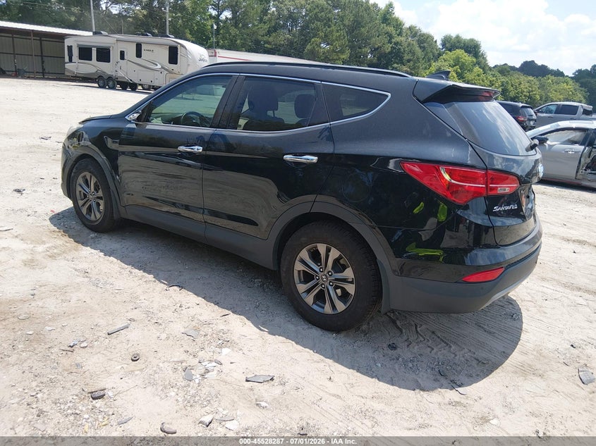 2014 Hyundai Santa fe VIN 5XYZU3LB6EG194559 IAAI salvage auction — FRONT & REAR, Salvage (South Carolina), sold $2,000 on 2026-07-31 (photo 3)