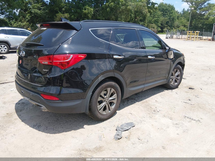 2014 Hyundai Santa fe VIN 5XYZU3LB6EG194559 IAAI salvage auction — FRONT & REAR, Salvage (South Carolina), sold $2,000 on 2026-07-31 (photo 4)