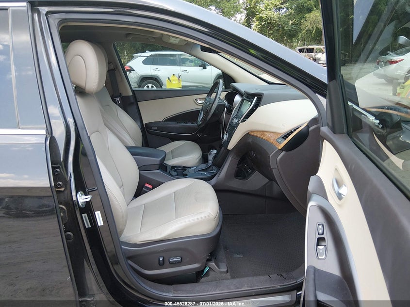 2014 Hyundai Santa fe VIN 5XYZU3LB6EG194559 IAAI salvage auction — FRONT & REAR, Salvage (South Carolina), sold $2,000 on 2026-07-31 (photo 5)