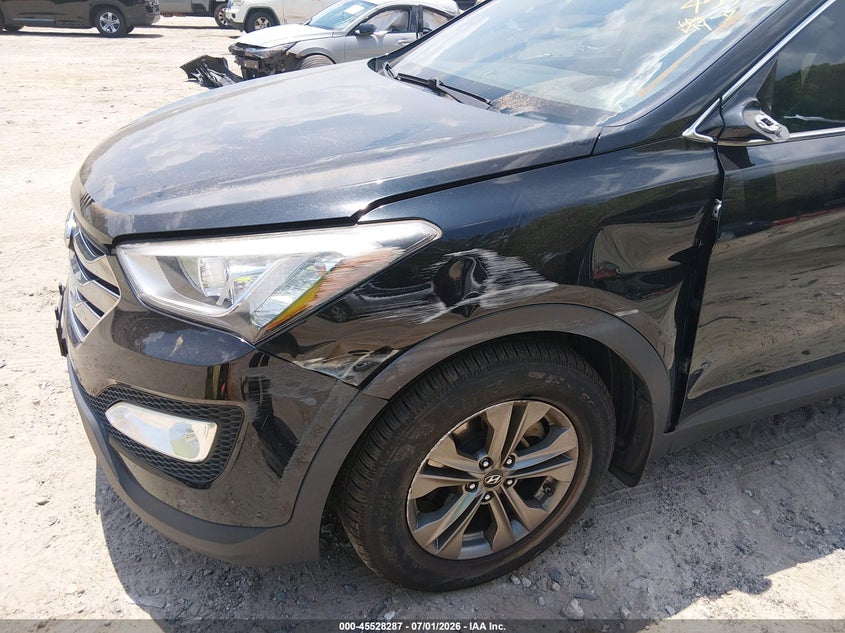 2014 Hyundai Santa fe VIN 5XYZU3LB6EG194559 IAAI salvage auction — FRONT & REAR, Salvage (South Carolina), sold $2,000 on 2026-07-31 (photo 6)