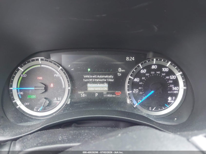 2024 Toyota Highlander VIN 5TDKBRCH1RS626112 IAAI salvage auction — REAR END, Bill Of Sale (Washington), sold $15,200 on 2026-07-29 (photo 7)