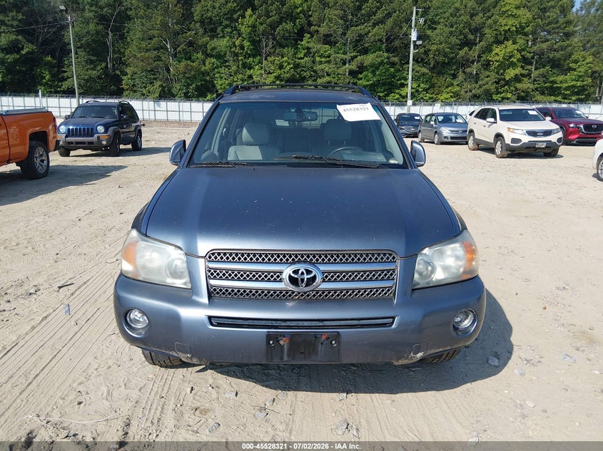 2007 Toyota Highlander hybrid VIN JTEEW21A170049950 IAAI salvage auction — NORMAL WEAR, Clear (Georgia), sold $975 on 2026-07-09 (photo 6)