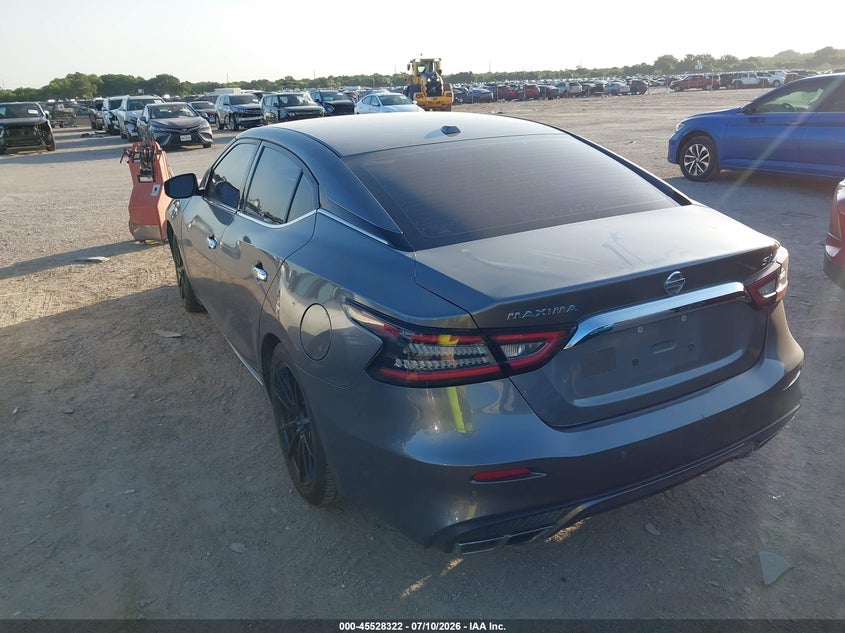 2020 Nissan Maxima VIN 1N4AA6CV0LC360230 IAAI salvage auction — HAIL, Salvage Title, sold $7,000 on 2026-08-25 (photo 3)