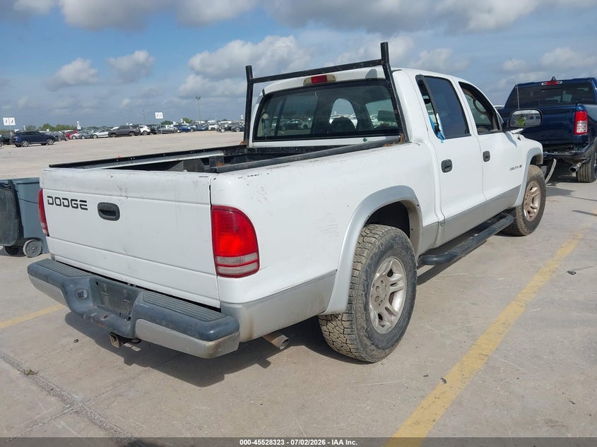 2002 Dodge Dakota VIN 1B7HL48N42S612713 IAAI salvage auction — FRONT END, Salvage (Texas), sold $350 on 2026-08-03 (photo 4)