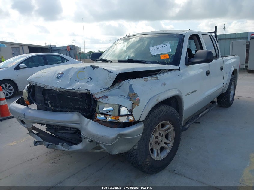 2002 Dodge Dakota VIN 1B7HL48N42S612713 IAAI salvage auction — FRONT END, Salvage (Texas), sold $350 on 2026-08-03 (photo 6)