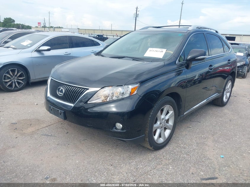 2012 Lexus Rx VIN 2T2ZK1BAXCC069510 IAAI salvage auction — RIGHT FRONT, Original (Texas), sold $4,350 on 2026-07-30 (photo 2)