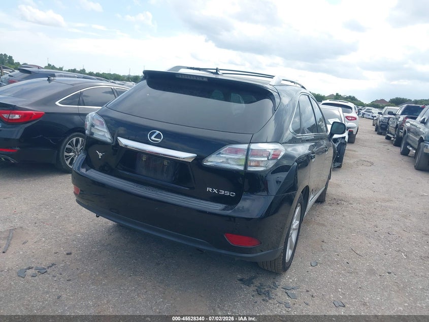 2012 Lexus Rx VIN 2T2ZK1BAXCC069510 IAAI salvage auction — RIGHT FRONT, Original (Texas), sold $4,350 on 2026-07-30 (photo 4)