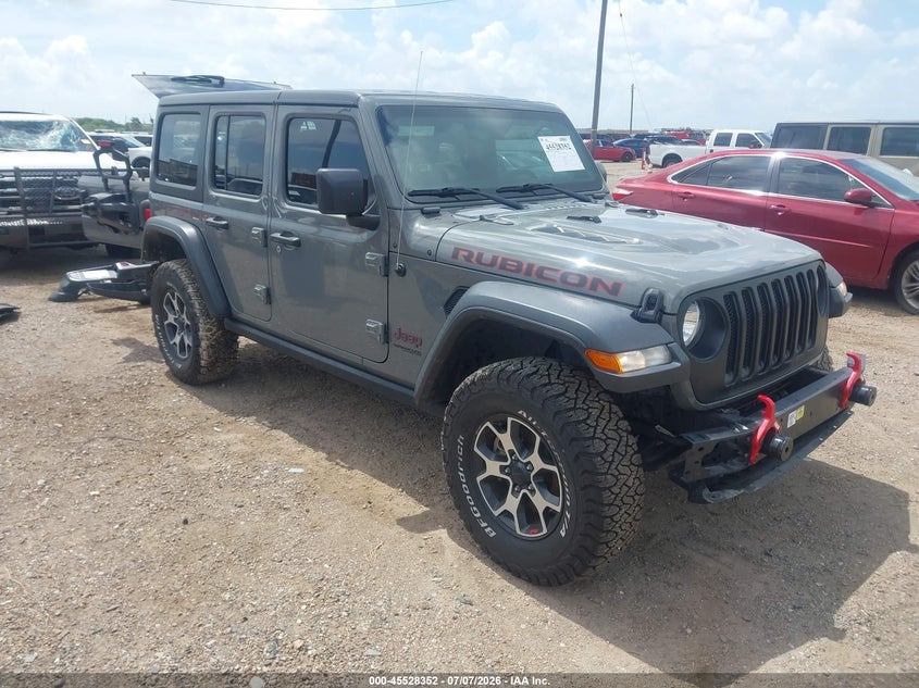 2021 Jeep Wrangler / VIN 1C4HJXFN1MW747122 IAAI salvage auction — UNKNOWN, Original (Texas), sold $15,400 on 2026-07-29 (photo 1)