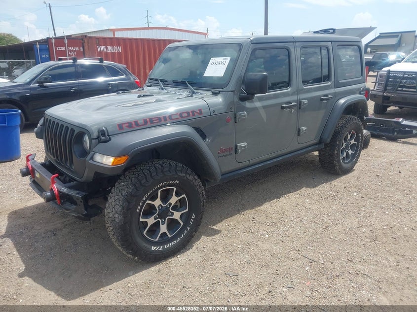 2021 Jeep Wrangler / VIN 1C4HJXFN1MW747122 IAAI salvage auction — UNKNOWN, Original (Texas), sold $15,400 on 2026-07-29 (photo 2)