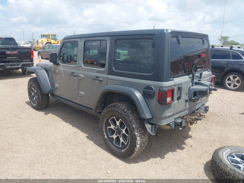 2021 Jeep Wrangler / VIN 1C4HJXFN1MW747122 IAAI salvage auction — UNKNOWN, Original (Texas), sold $14,400 on 2026-07-24 (photo 3)