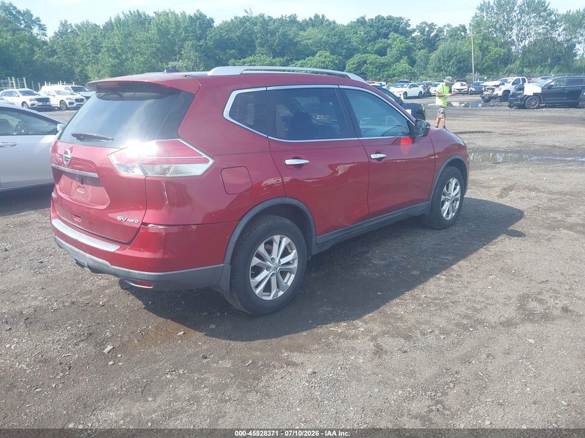 2015 Nissan Rogue VIN KNMAT2MVXFP521031 IAAI salvage auction — NORMAL WEAR, Clear (New Jersey), sold $225 on 2026-07-22 (photo 4)