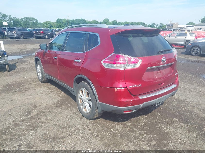 2015 Nissan Rogue VIN KNMAT2MVXFP521031 IAAI salvage auction — NORMAL WEAR, Clear (New Jersey), sold $225 on 2026-07-22 (photo 6)