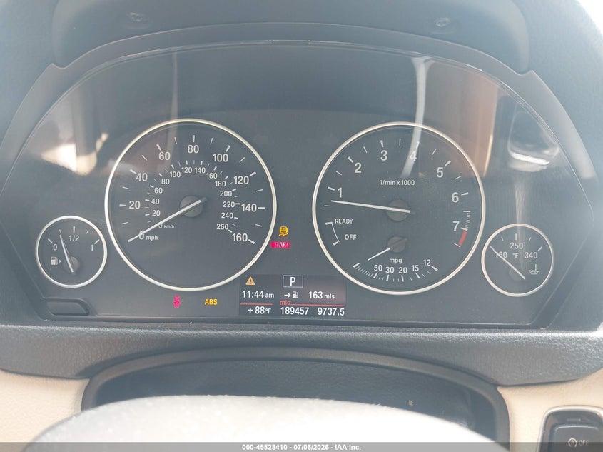 2012 BMW 3er VIN WBA3A5C55CF349099 IAAI salvage auction — RIGHT SIDE, Salvage (Georgia), sold $575 on 2026-08-13 (photo 7)
