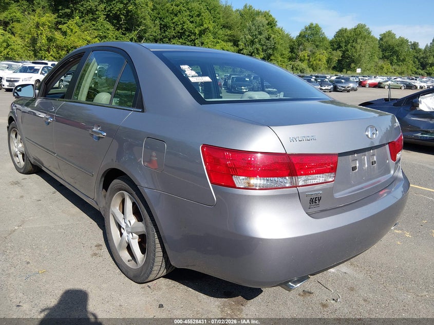 2007 Hyundai Sonata VIN 5NPEU46F57H180361 IAAI salvage auction — FRONT END, Salvage (Connecticut), sold $475 on 2026-07-23 (photo 3)