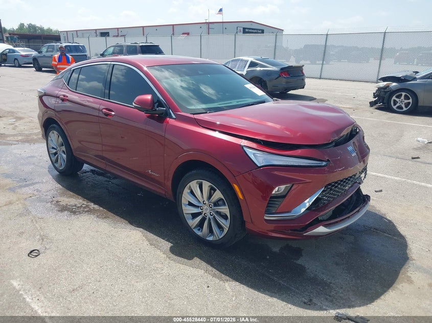 2024 Buick Envista VIN KL47LCE28RB127172 IAAI salvage auction — FRONT END, Clear (Indiana), sold $5,600 on 2026-08-22 (photo 1)