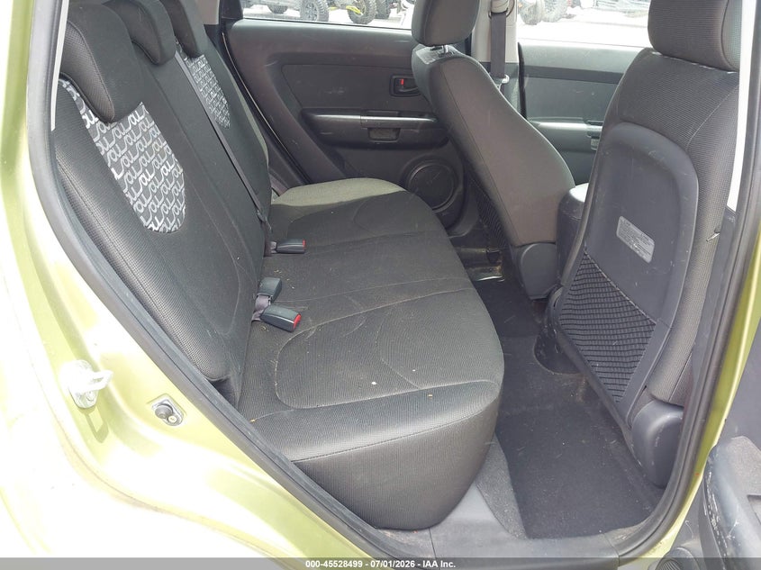 2010 Kia Soul VIN KNDJT2A21A7087231 IAAI salvage auction — NORMAL WEAR, Clear - Dealer Only (California), sold $500 on 2026-07-09 (photo 8)