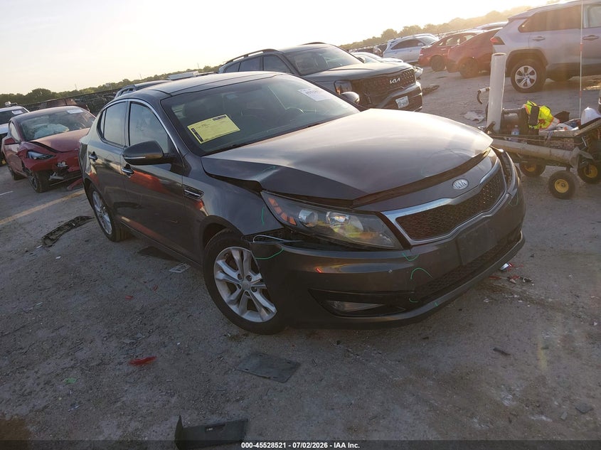 2012 Kia Optima VIN 5XXGN4A79CG084499 IAAI salvage auction — FRONT END, Salvage (Texas), sold $675 on 2026-07-28 (photo 1)
