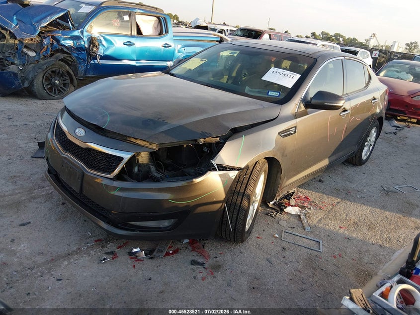 2012 Kia Optima VIN 5XXGN4A79CG084499 IAAI salvage auction — FRONT END, Salvage (Texas), sold $675 on 2026-07-28 (photo 2)