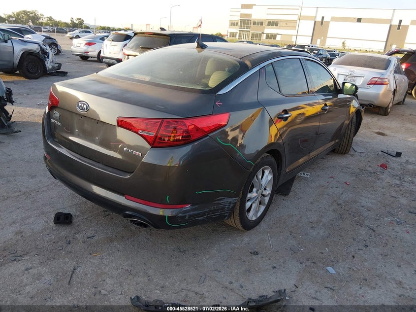 2012 Kia Optima VIN 5XXGN4A79CG084499 IAAI salvage auction — FRONT END, Salvage (Texas), sold $675 on 2026-07-28 (photo 4)