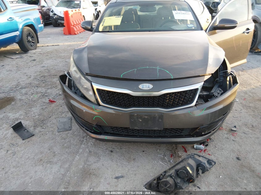 2012 Kia Optima VIN 5XXGN4A79CG084499 IAAI salvage auction — FRONT END, Salvage (Texas), sold $675 on 2026-07-28 (photo 6)
