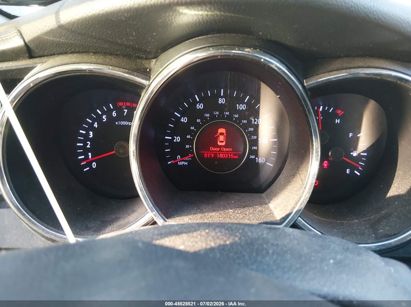 2012 Kia Optima VIN 5XXGN4A79CG084499 IAAI salvage auction — FRONT END, Salvage (Texas), sold $675 on 2026-07-28 (photo 7)
