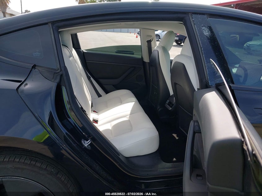 2022 Tesla Model 3 VIN 5YJ3E1EA1NF360182 IAAI salvage auction — SIDE, Salvage (California), sold $5,900 on 2026-07-10 (photo 8)