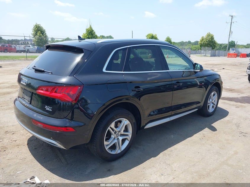 2018 Audi Q5 VIN WA1BNBFY4J2103926 IAAI salvage auction — LEFT FRONT, Salvage (Virginia), sold $6,000 on 2026-07-28 (photo 4)